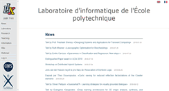 Desktop Screenshot of lix.polytechnique.fr