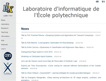 Tablet Screenshot of lix.polytechnique.fr