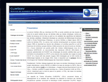 Tablet Screenshot of climserv.ipsl.polytechnique.fr