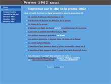 Tablet Screenshot of 1962.polytechnique.org