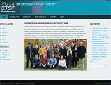 Tablet Screenshot of etsf.polytechnique.fr